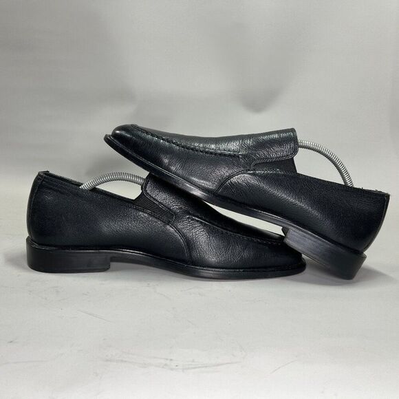 Cole Haan Loafers Men\'s Size 9.5 Black Leather Apron‎ Toe Slip On Dress Shoes main image 14